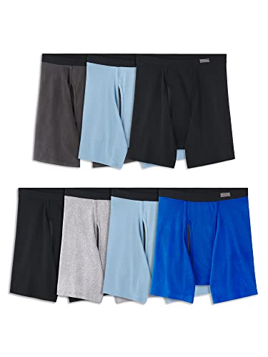 Fruit of the Loom Men's Coolzone Boxer Briefs, Moisture Wicking & Breathable, Assorted Color Multipacks