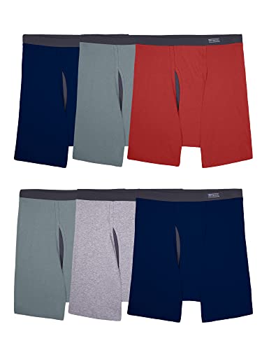 Fruit of the Loom Men's Coolzone Boxer Briefs, Moisture Wicking & Breathable, Assorted Color Multipacks