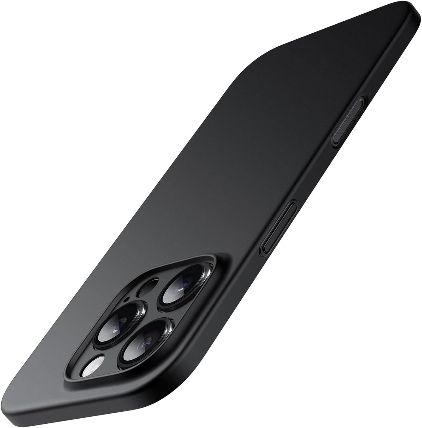 JETech Ultra Slim (0.35mm Thin) Case for iPhone 16 Pro Max 6.9-Inch, Camera Lens Full Protection, Lightweight Matte Finish PP Hard Minimalist Cover (Black)