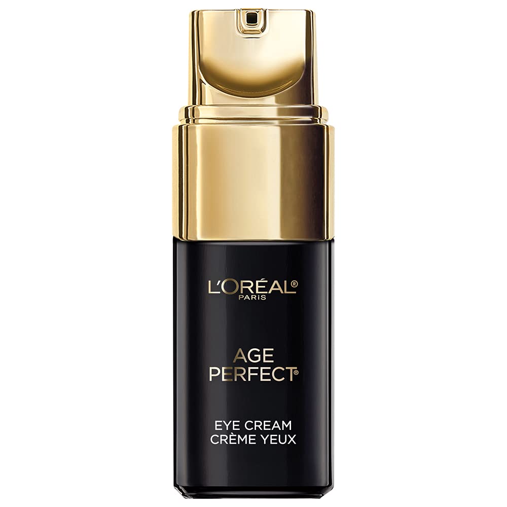 L'Oreal Paris Age Perfect Anti-Aging Under Eye Cream, Vitamin E, Antioxidants, Reduces Dark Circles, Puffiness, Age Perfect Cell Renewal, sensitive skin, Dermatologist Tested, Paraben Free, 0.5 fl oz