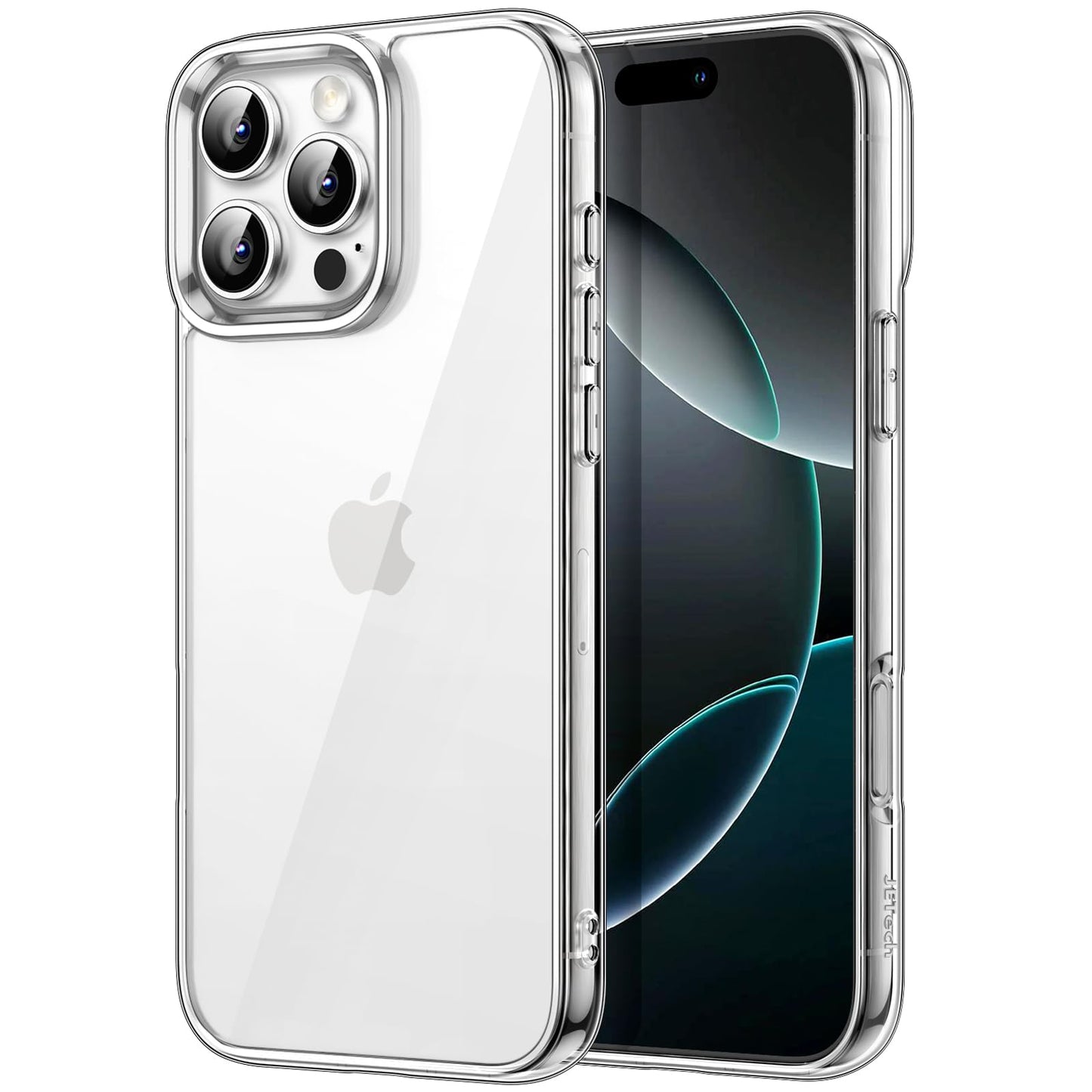 JETech Case for iPhone 16 Pro Max 6.9-Inch, Non-Yellowing Shockproof Phone Bumper Cover, Anti-Scratch Clear Back (Clear)