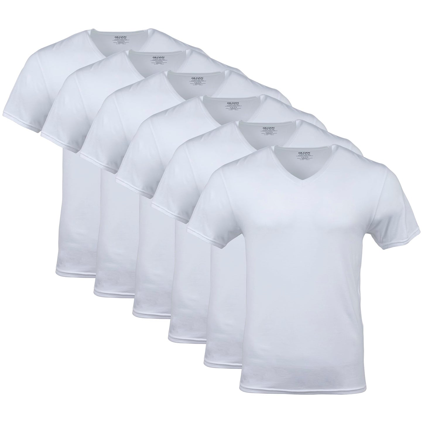 Gildan Men's V-Neck T-Shirts, Multipack, Style G1103