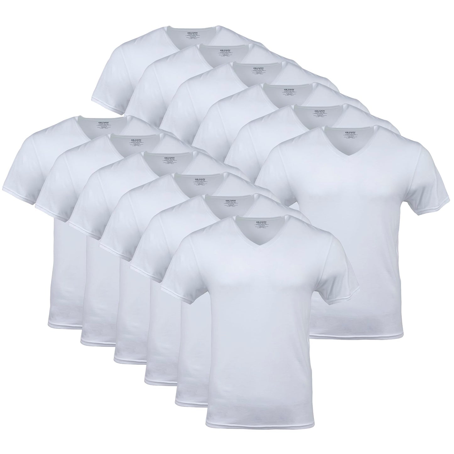 Gildan Men's V-Neck T-Shirts, Multipack, Style G1103