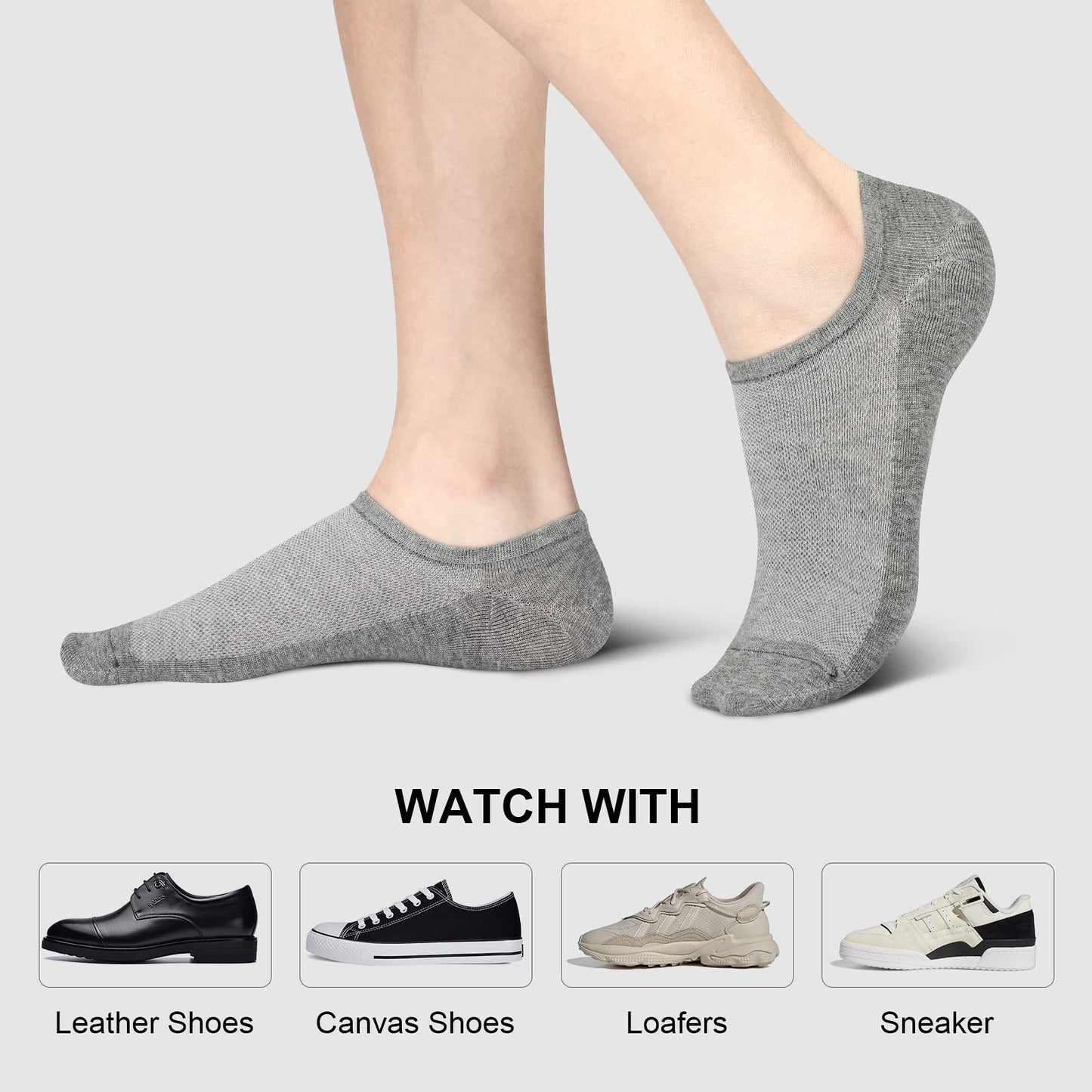 No Show Men Socks, Low Cut Ankle Sock, Men Short Socks Casual Cotton Socks