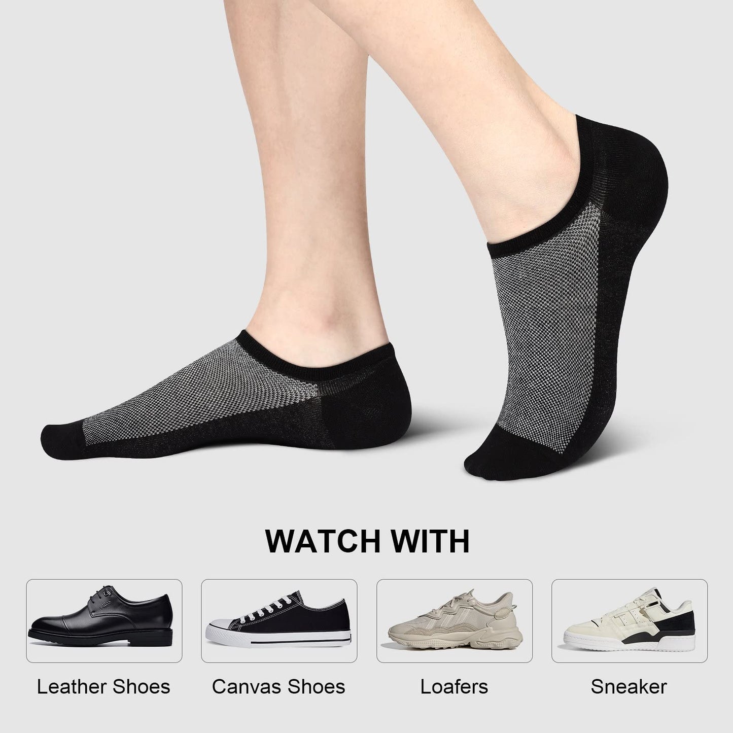 No Show Men Socks, Low Cut Ankle Sock, Men Short Socks Casual Cotton Socks