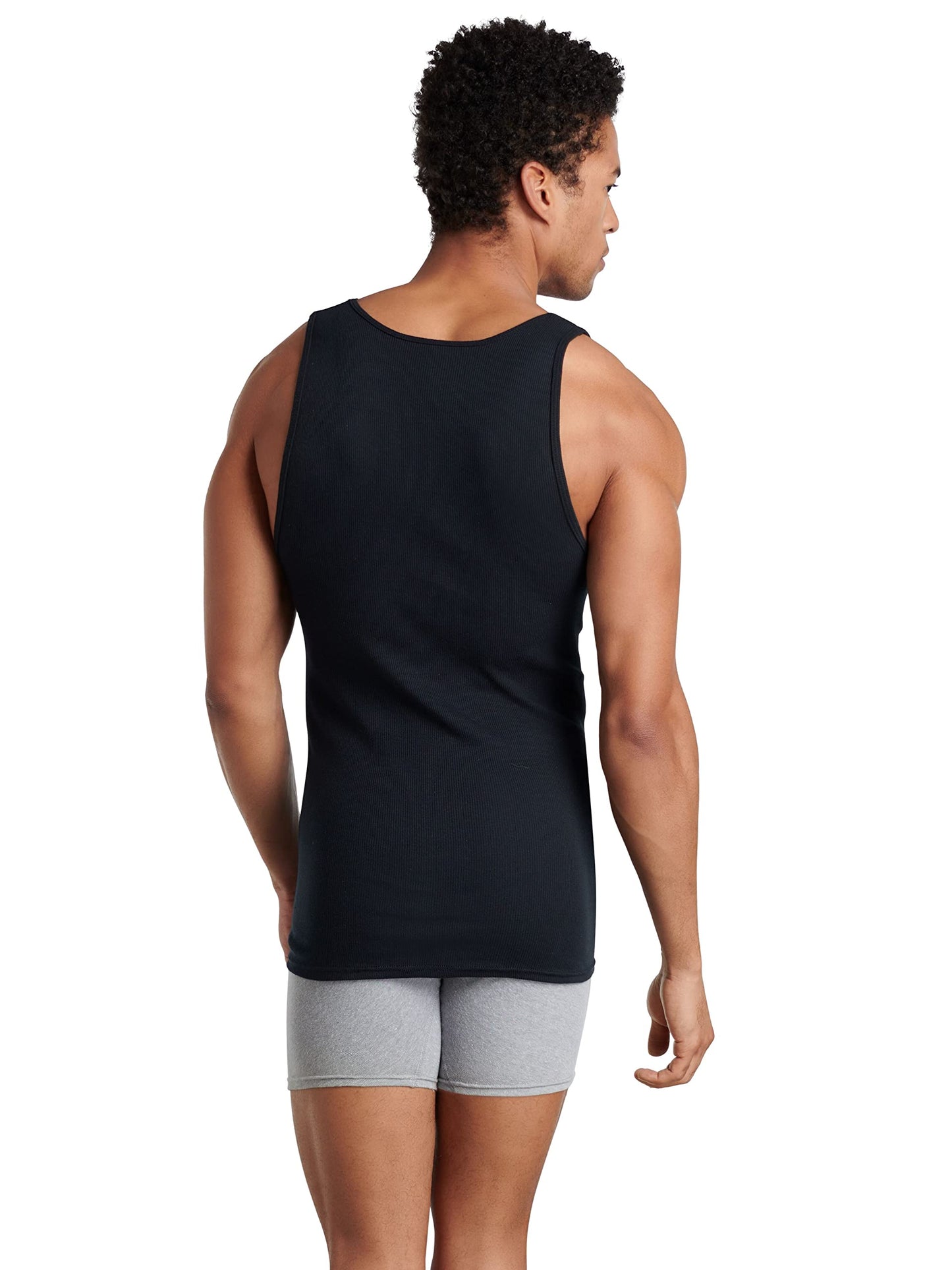 Fruit of the Loom Men's Sleeveless Tag Free Moisture Wicking Tank A-Shirt