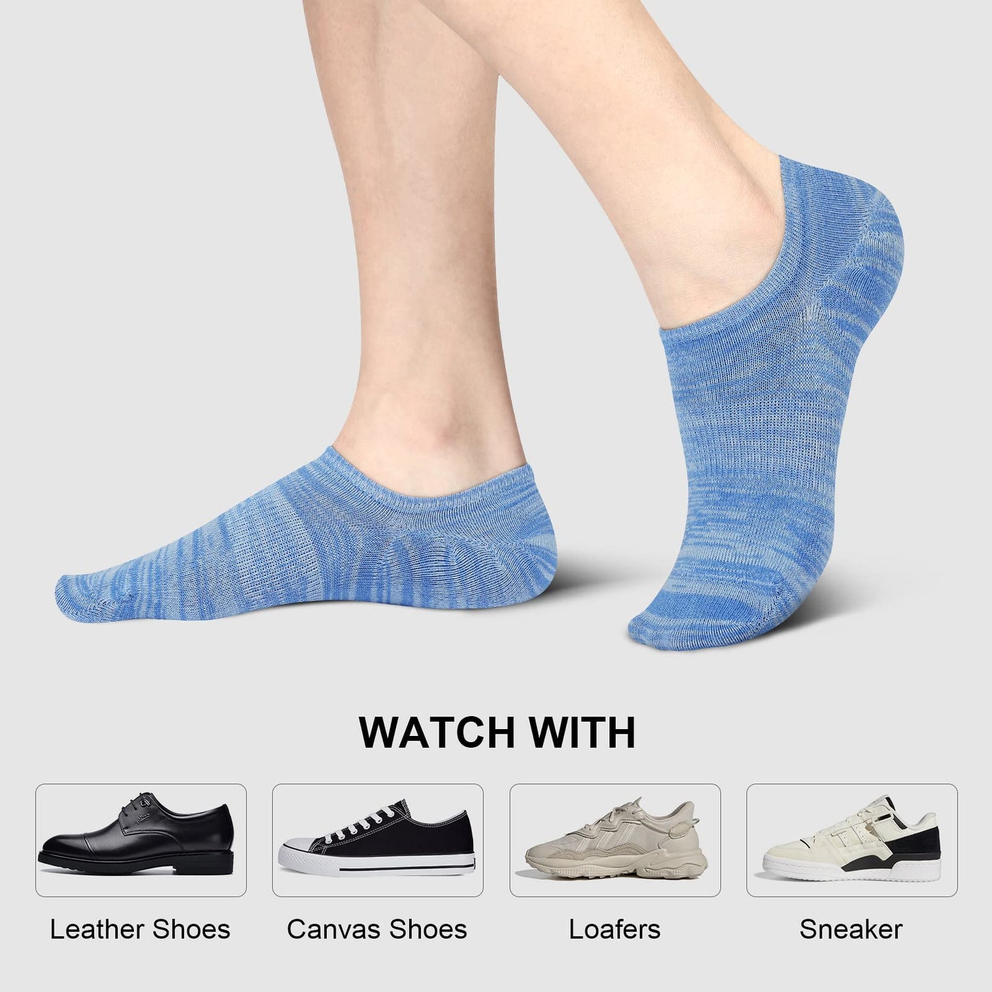 No Show Men Socks, Low Cut Ankle Sock, Men Short Socks Casual Cotton Socks