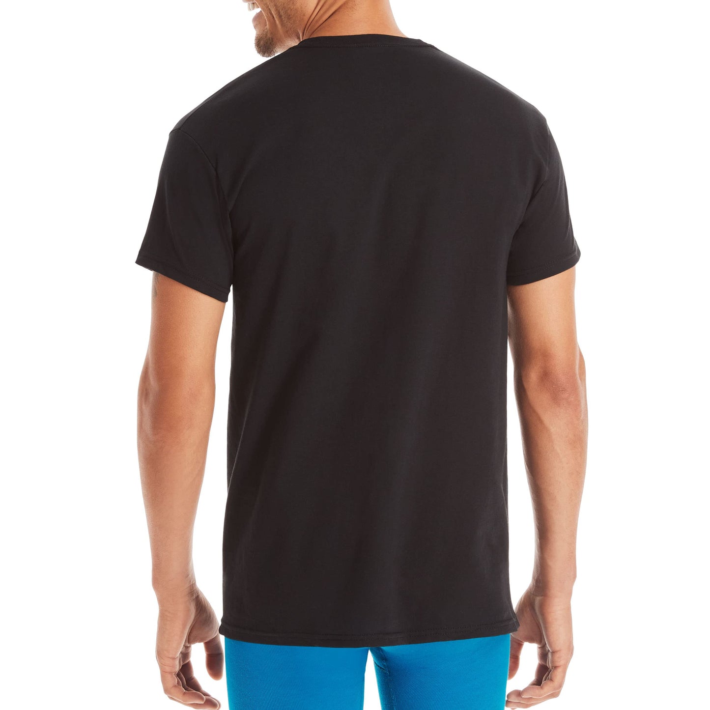 Hanes Men's Cotton, Moisture-Wicking Crew Tee Undershirts, Multi-Packs Available