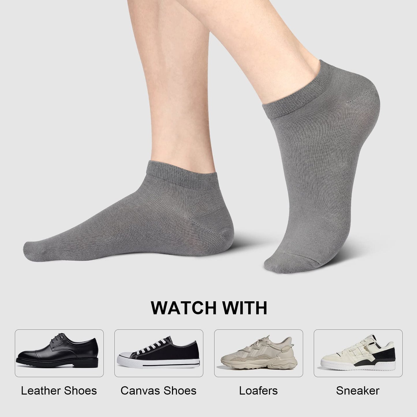 No Show Men Socks, Low Cut Ankle Sock, Men Short Socks Casual Cotton Socks