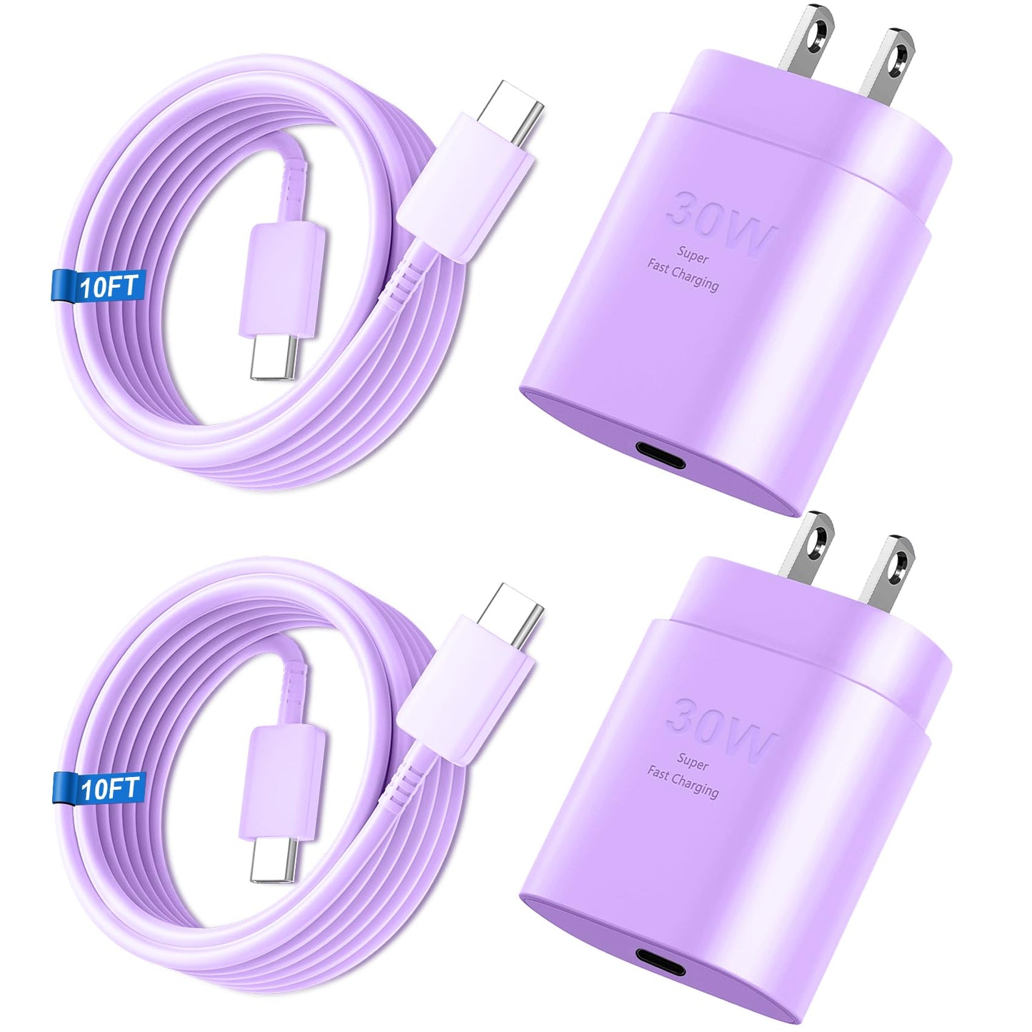 iPhone 16 15 Pro Max Charger Fast Charging, 30W USB C iPhone 15 16 Pro Max Fast Charger Block with 10FT Long USB C Charging Cable for iPhone 16 Pro Max/16 Pro/15 Pro Max, iPad, S24 Ultra