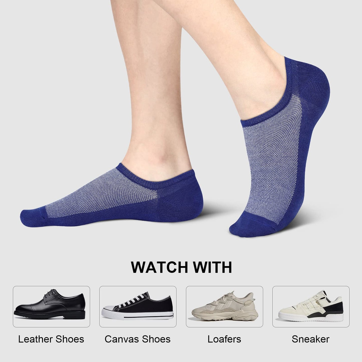 No Show Men Socks, Low Cut Ankle Sock, Men Short Socks Casual Cotton Socks