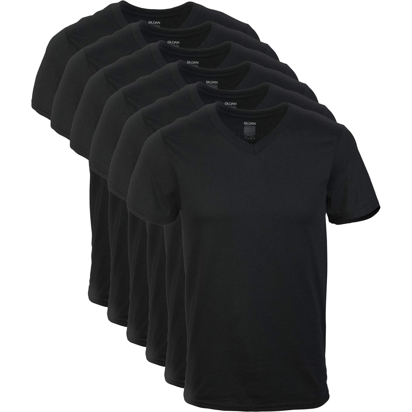 Gildan Men's V-Neck T-Shirts, Multipack, Style G1103