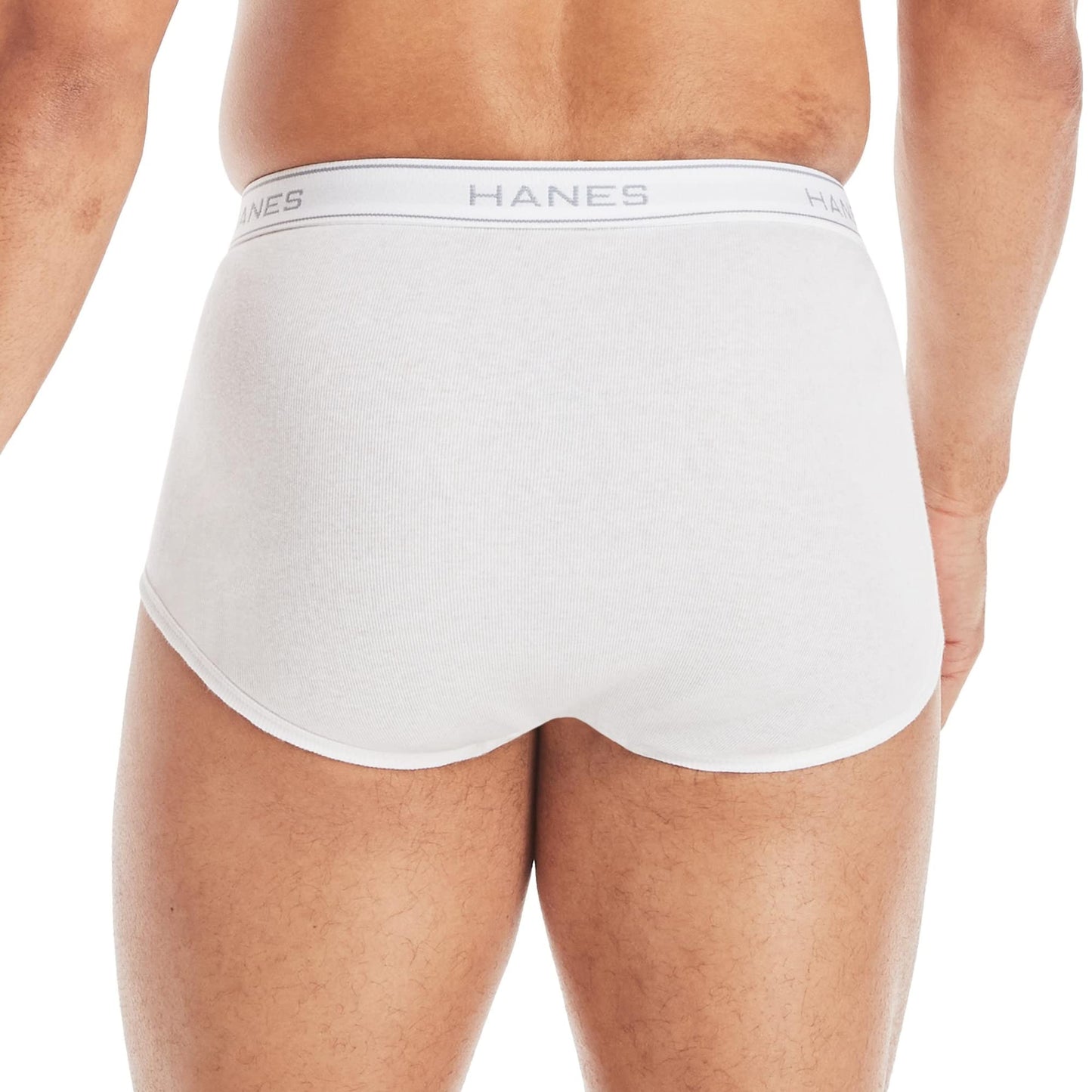 Hanes Men's Moisture-Wicking Cotton Briefs, Available in White and Black, Multi-Packs Available