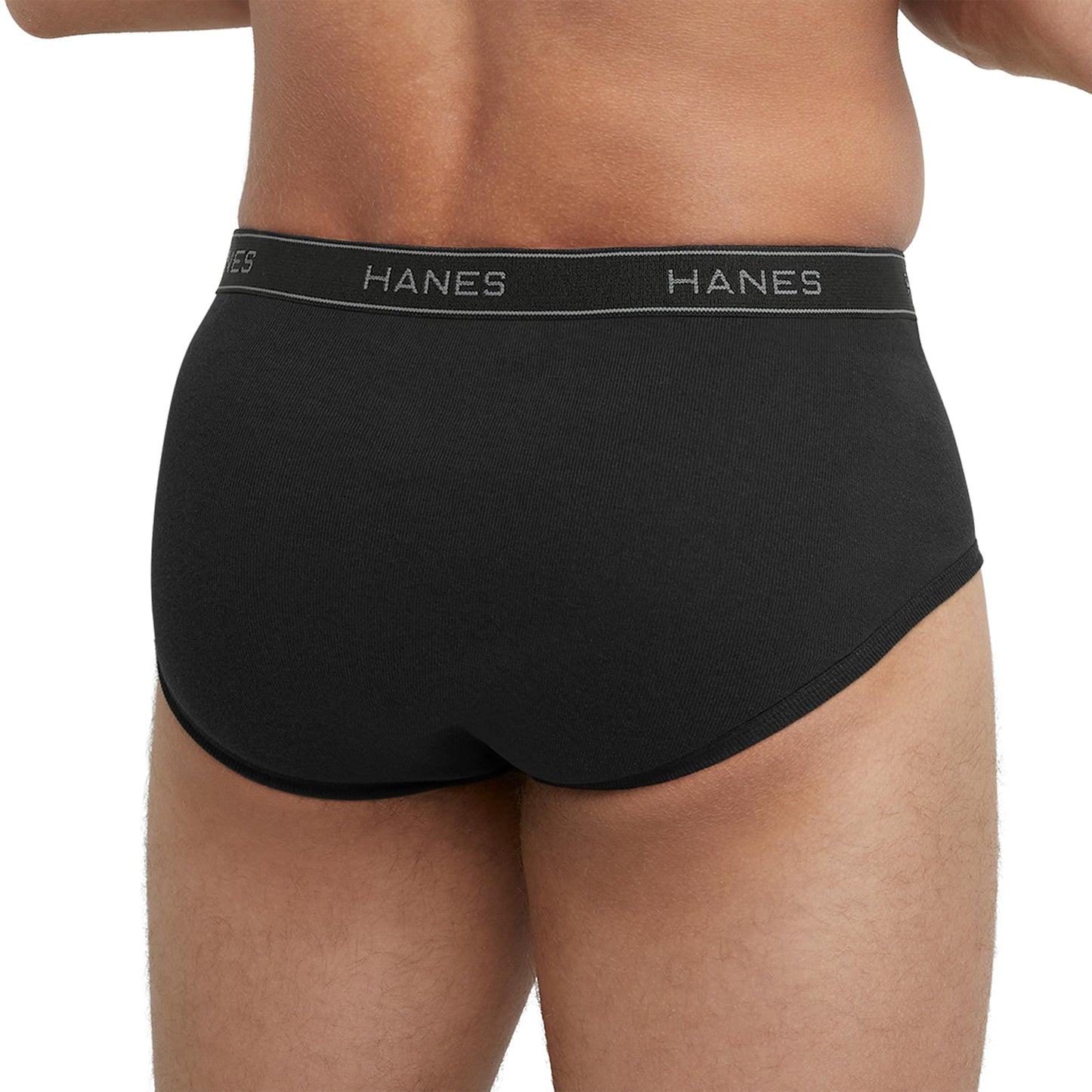 Hanes Men's Moisture-Wicking Cotton Briefs, Available in White and Black, Multi-Packs Available