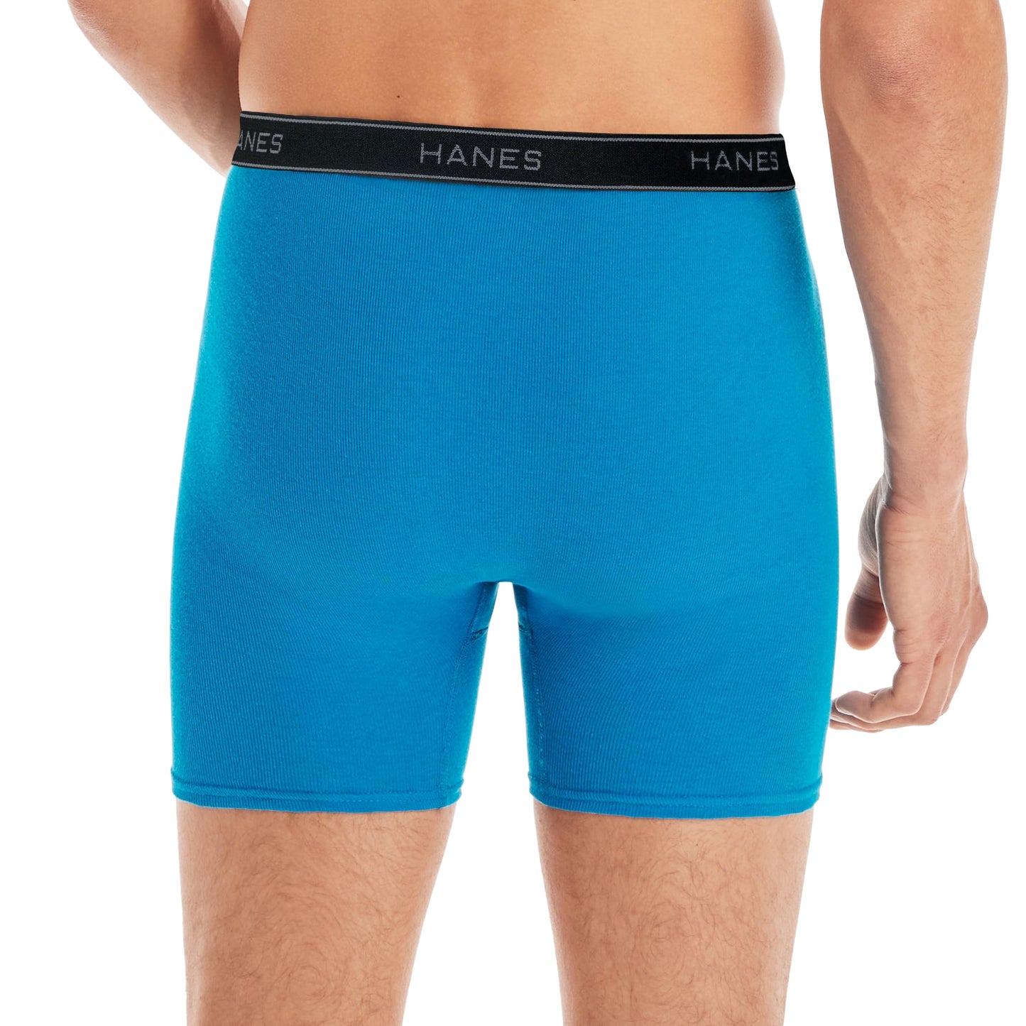 Hanes Men's Boxer Briefs, Soft and Breathable Cotton Underwear with ComfortFlex Waistband, Multipack